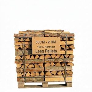 Brennholz 50 cm – Palette 2RM - 100% Hartholz